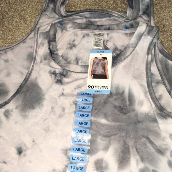 90 Degree by Reflex-NWT-Set of 2 Tank Tops-Size Large. - Picture 5 of 10
